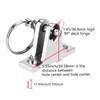 TINGZHIGO Bimini Top Deck Hinge with Quick Release pin, Bimini