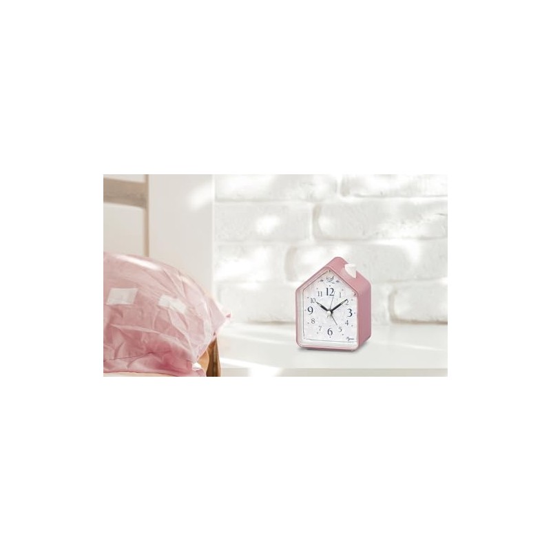 Seiko Clock Alarm Clock Clock Analog Pink 110 x 86