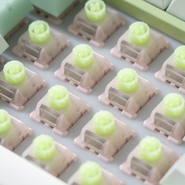 WS BigLucky Keyboard Switches, Three Types Linear Tactile Clicky Switch Pack, 5 Pins Pre Lubed Mechanical Key Switch for MX Mechanical Gaming Keyboard 12Pcs (Multicolor)