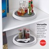 Copco 9 Inch Non Skid Pantry Cabinet Lazy Susan Turntable,