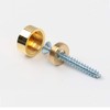 Tornillos de espejo, tapa de latón decorativa, clavos de espejo,