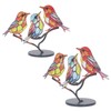 Alloy Metal Bird Series Home Decoration Stress Relief Base Removable