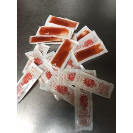 W.Y. INDUSTRIES, INC Chinese Hot Sauce Individual Fresh Packets Control Portion To Go Pack (70)Packs