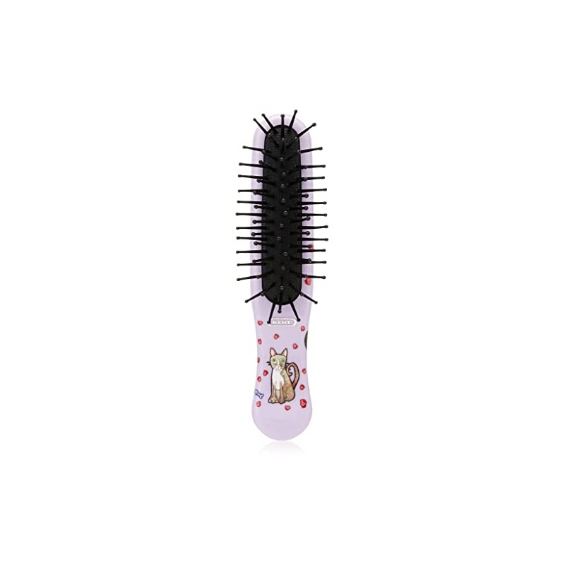 Kent ArtHedz Cats Designed Pocket Size Hairbrush