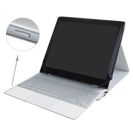 Google Pixelbook Case,Mama Mouth PU Leather Folio Carring Cover for 12.3" Google Pixelbook (12.3 Inch HD IPS Touch) 2in1 Laptop,Black