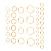 Hex Nuts 40 Pieces G1/8 Lock Nuts G1/4 G3/8 G1/2
