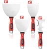 Bates- Putty Knife Set, 4 Pack, Stainless Steel, 4" 5"