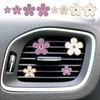 8Pcs Daisy Flower Air Vent Clips for Car, Handmade Car