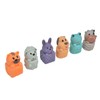 6pcs Baby Soft Blocks Animal Stacking Building Blocks Squeezing Teething