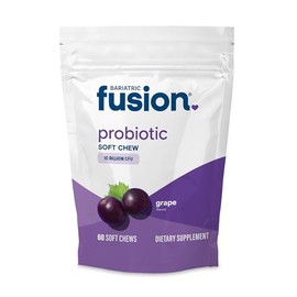 Bariatric Fusion Masticables probióticos bariátricos suaves con 10 mil millones de organismos vivos para apoyar la salud digestiva e inmunológica,... 