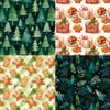 ZAKHSE Christmas Pattern Paper Pack, 24 Sheets 6"x6" Scrapbook Paper