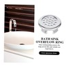 Operitacx 20pcs Bathroom Sink Overflow Rings Decorative Drain Covers Waterproof