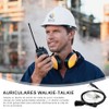 Juego de 12 Pack Walkie Talkie Auricular, Walkie Talkie Auricular