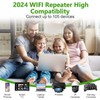 2025 Newest WiFi Booster, WiFi Extender, WiFi Repeater, Covers Up