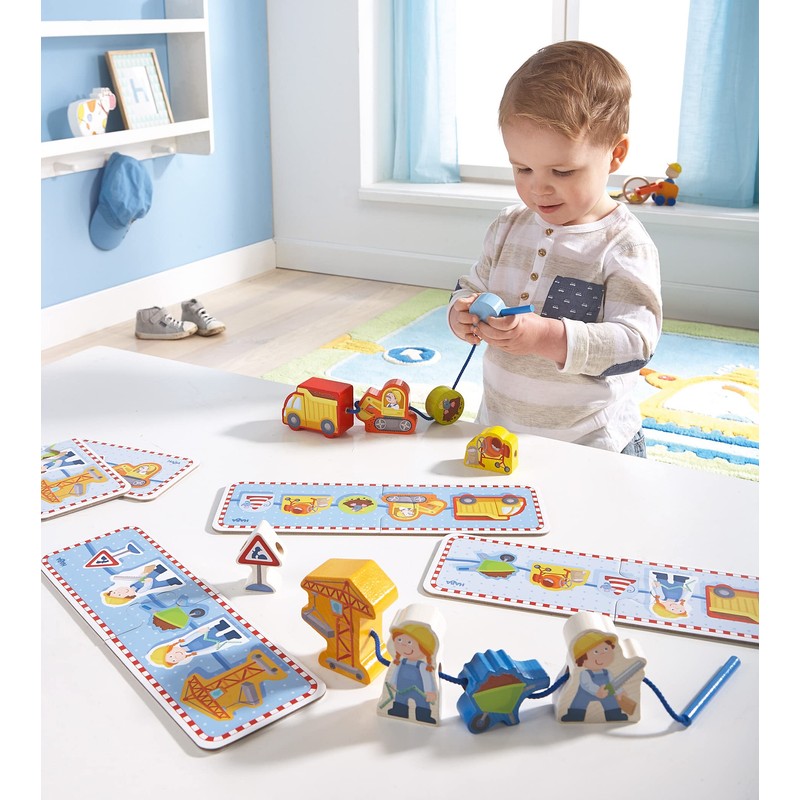 HABA 302155 Fädelspiel Baustelle