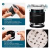 30X Pocket Magnifier with LED Light – Adjustable Focus Loupe