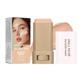 Foundation Stick, Serum Boosted Skin Tint - Covering, Moisturising Concealer with Beauty Balm, 24HR Natural Glow & Brightening for All-Day Flawless Skin