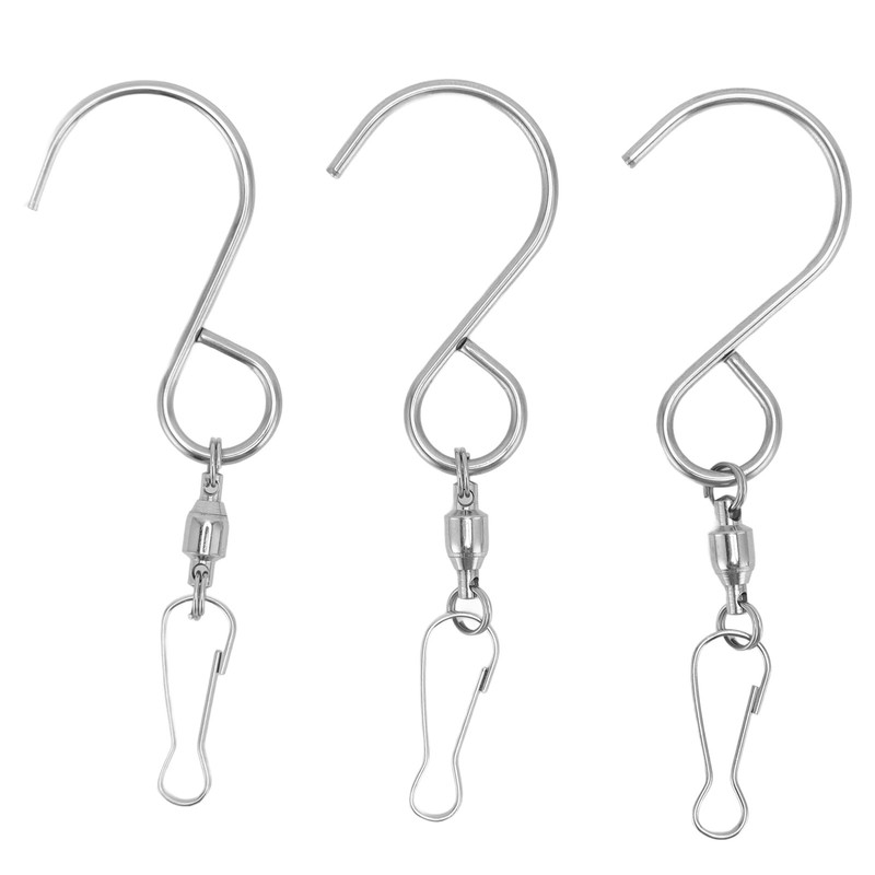 20pcs Wind Spinner S Hook Clips 360 Degree Rotation 304