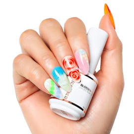 Nicedeco Blooming Gel Clear 15 ml Soak Off LED UV Blossom Gel Nail Art Nail Designs for Marble / Flowers / Watercolour / Animal DIY Manicure