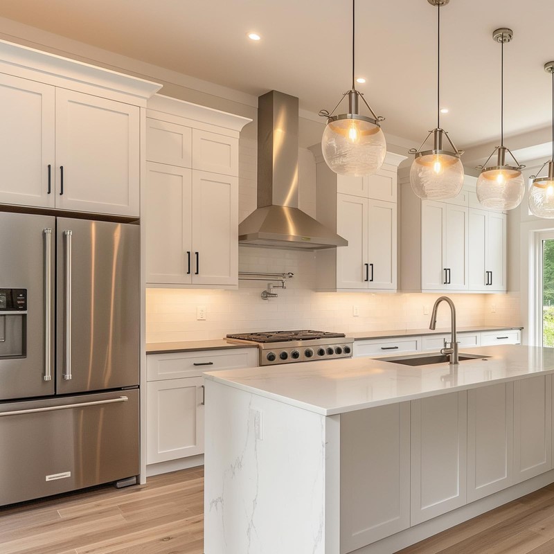 Ravinte 10 Pack 5 Inch Matte Black Kitchen Square Cabinet