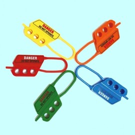 Nylon Lockout Hasp for Group Safety Locking 3-Hole Design