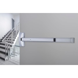 Brinks Commercial Rim Panic Exit Device, Aluminum - Durable Panic Exit Device for Commercial and Industrial Doors