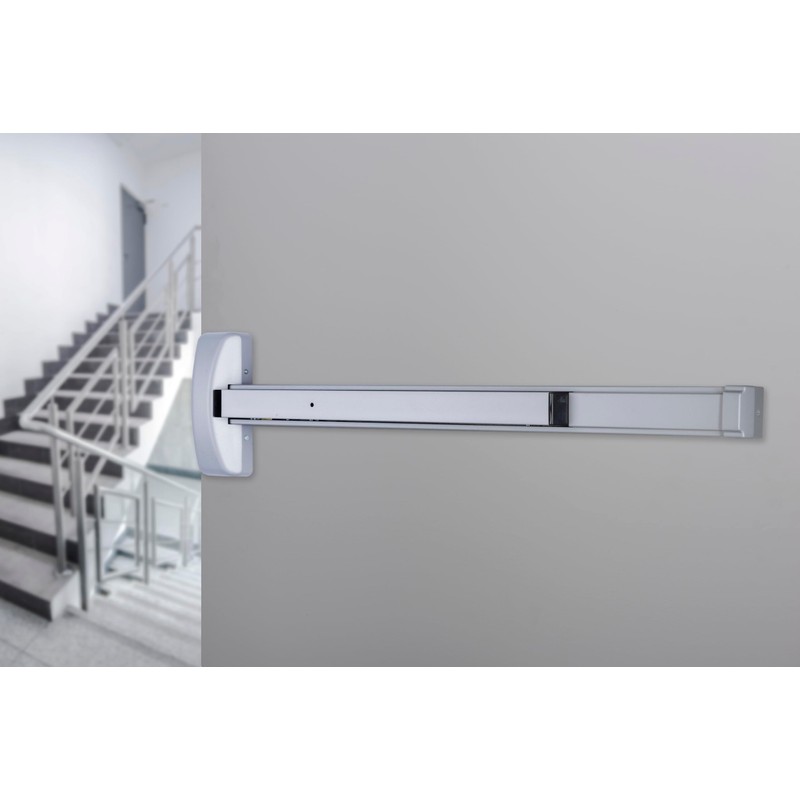 Brinks Commercial Rim Panic Exit Device, Aluminum - Durable Panic