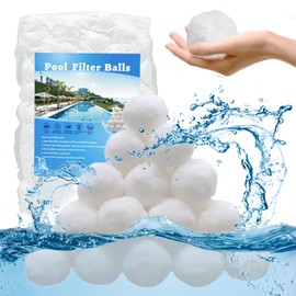 Gubuyi Filter Balls Pool, Filter Balls for Sand Filter Systems, Pool Filter Balls, 700 g Filter Balls Pool Replacement, Reusable Filter Balls, for Swimming Pools, Aquariums, Filter Pumps