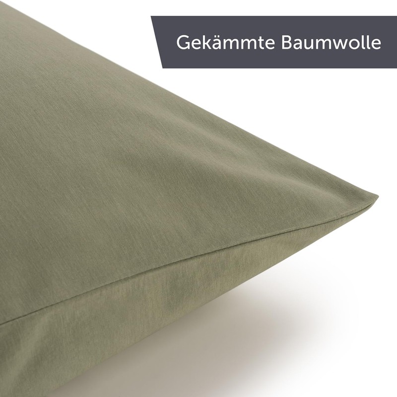 Blumtal set of 2 pillowcases - 100% cotton, super soft