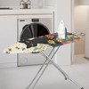 GLENLCWE Black Cat Colorful Flower Ironing Board Cover,Cute Cat Print