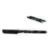 Set 12 Plumas Borrables Crown 4370-A Boligrafo Lapicero Color Negro
