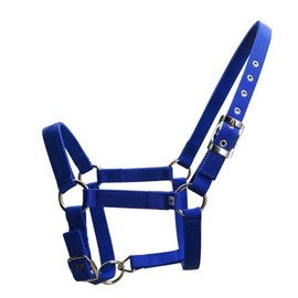 Adjustable Horse Halter, Equestrian Horse Riding Headcollar with Satin Hardware, Adjustable Fit,Small Medium Large Horse Halter