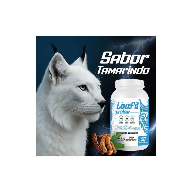 Creatina Glutamina Linx Fit 1kg 50 Servicios Varios Sabor