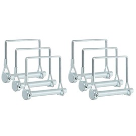 PATIKIL Trailer Coupler Pin 5/16x2" 6 Square Wires Locking Pin Shaft Lock Pin Safety PTO Hitch Pin for Agricultural Trailer Tractor Truck Boat Tow (8x50mm)