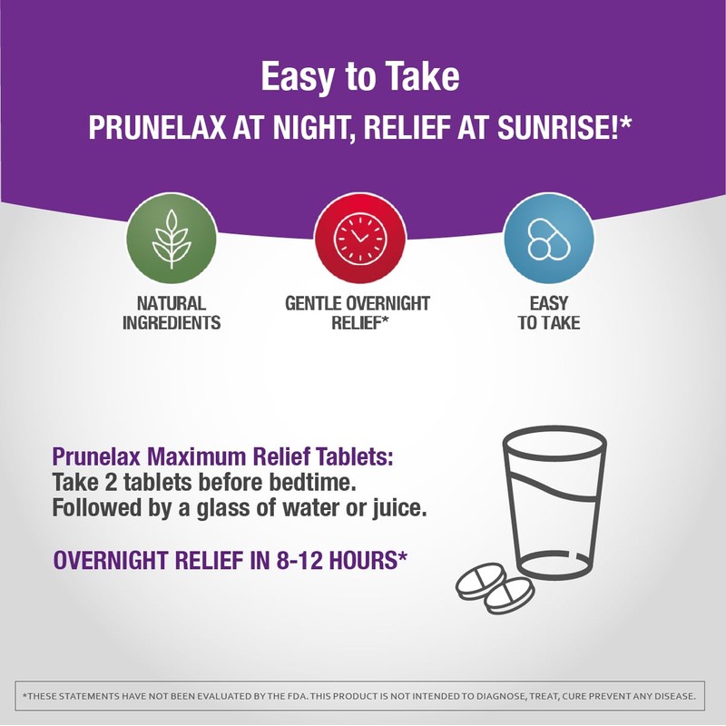 Prunelax Prunelax Maximum Relief 60ct + FRISKA Women's Daily Digestive