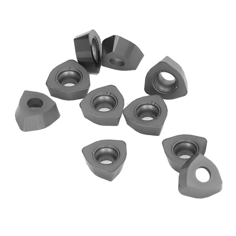 10Pcs Carbide Turning Inserts Indexable Coated Blade for Wood Milling