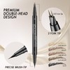 JASSINS Eyebrow Pen, 2-in-1 Dual-Ended Eyebrow Pencil Eyebrow Pen with