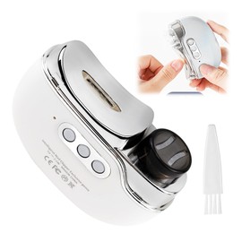 ESUOHYM Upgraded 3-in-1 Electric Nail Clipper with Collector & LED Light, Automatic Electric Fingernail Clippers for Women Man, Nail File Toenail Trimmer for Baby Kids Adults Senior