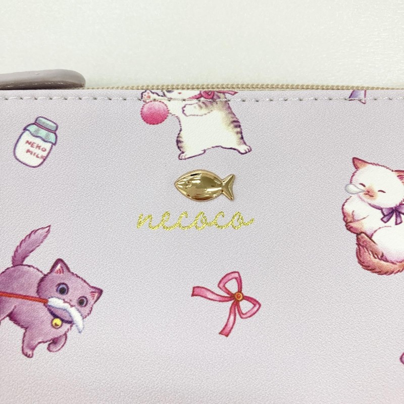 Aldi Pouch, W Pouch, Necoco, Collaboration Series, A48, Pink, purple