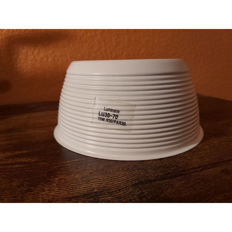 Luminaire 6" Recessed Light Step Trim Baffle R30 PAR30 No