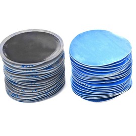 Tire Repair Patch, 80Pcs/Box 58mm Car Round Rubber Tire Tyre Puncture Repair Cold Patch Tubeless Patches
