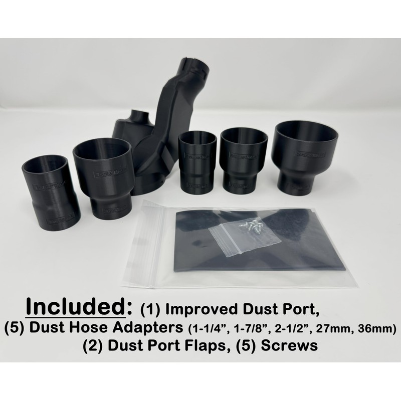 Improved Dust Collection Port for DeWalt DWS779 & DWS780 Miter