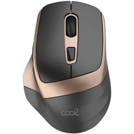 Wireless Mouse Quiet Cool Ergonomic Black/Gold
