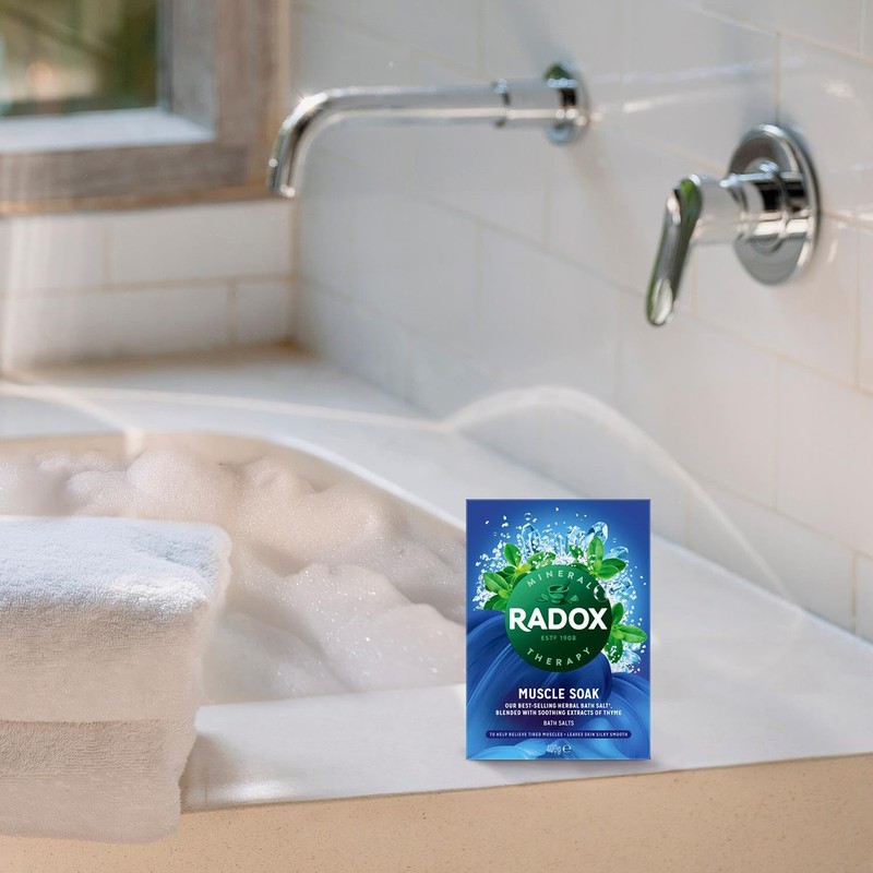 Radox Muscle Soak Bath Therapy Thyme Scented Herbal Bath Salt