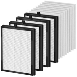 CFKREYA 4 Pack AP2000WF Replacement Filter Compatible with KNKA AP2000WF Air Purifier, 3 Stages of Filtration with Carbon Filter, Standard Version