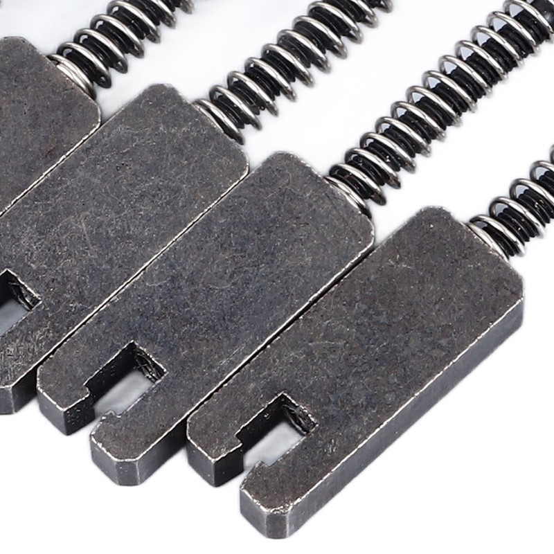 6 Pcs Headless Electric Guitar Bridge Saddle Precise Pitch Adjustment