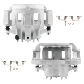 ECCPP 18-B4752 18-B4753 Silver Brake Calipers With Bracket Fit For Ford For Excursion 2000-2005 For Ford For F-250 1999-2004 For Ford For F-250 Super Duty 1999-2004 2pcs Rear Driver & Passenger Side