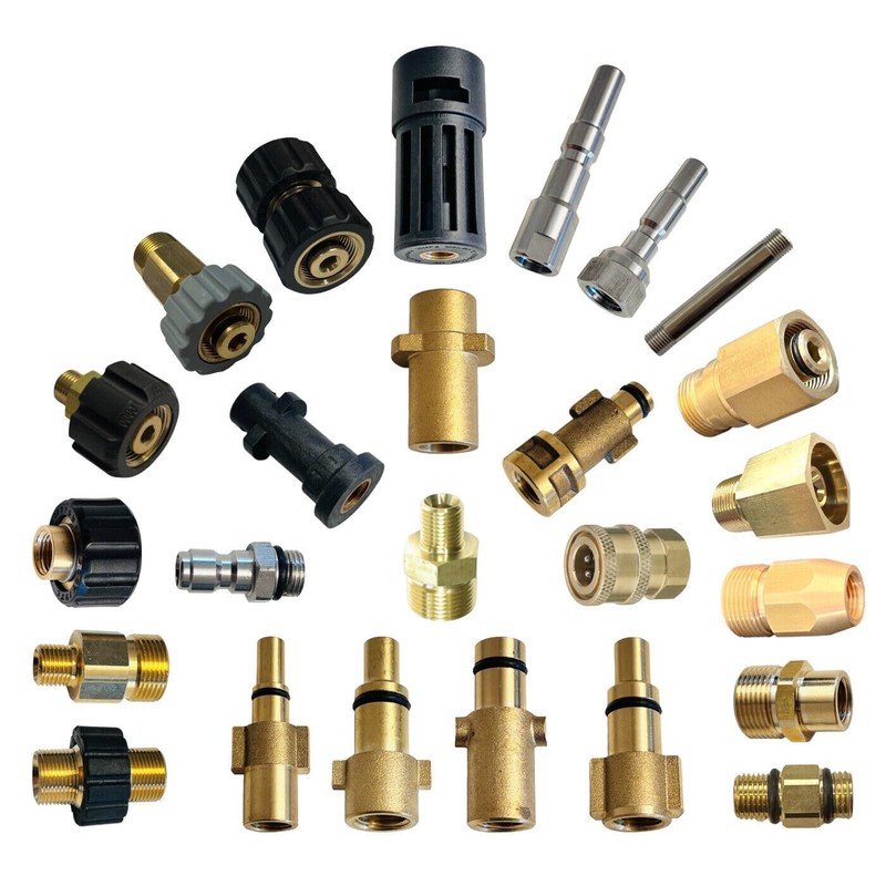 M&M Smartek Pressure Washer Adaptor for Nilfisk Gerni Quick 1/4