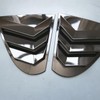 ZiWen 2X Sport Style Quarter Window Scoops Louvers for Mitsubishi