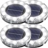 AZ4U Solar Lights Outdoor Waterproof Garden Lights Set of 4